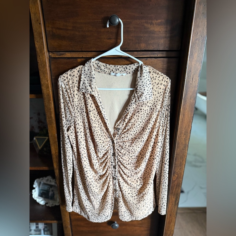 Cheetah blouse